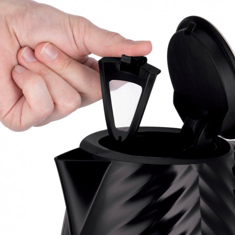 RUSSELL HOBBS RUSSELL HOBBS Wasserkocher Groove 26380-70, schwarz, 1,7 l, 2.400 Watt, 1,7 l, 2400 W  Чайник RUSSELL HOBBS Groove 26380-70, черный, 1,7 л, 2400 Вт, 1,7 л, 2400 Вт