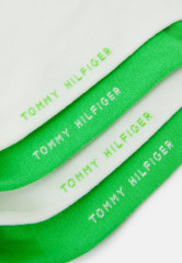 Tommy Hilfiger WOMEN SNEAKER 4 PACK Socks green/marshmallow ЖЕНСКИЕ КРОССОВКИ (4 УПАКОВКИ) Носки зеленый/зефир