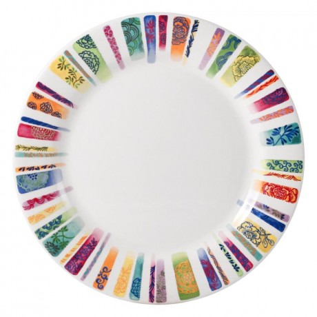 Gien Fayencerie Gien 'Eden' Speiseteller / Essteller 27,4 cm Gien "Eden" Тарелка обеденная / Тарелка обеденная 27,4 см