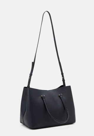 Tommy Hilfiger EMBLEM SATCHEL Handbag space blue СУМКА С ЭМБЛЕМОЙ Сумочка космический синий