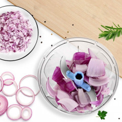 FeelGlad FeelGlad Stabmixer Zwiebel Zerkleinerer Manuell, 1000ml  Ручной блендер FeelGlad, измельчитель лука ручной, 1000мл