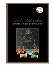 LambertZ Merry Christmas Advent Calendar 290g, Адвент-календарь 2025 Lambertz Ассорти пряников, 37 см х 37 см, 290 грамм