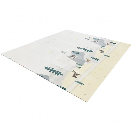 mamabrum Doppelseitige Spielmatte  Wasserdicht 200 x 180 x 1.0 cm Двусторонний игровой коврик водонепроницаемый 200 х 180 х 1,0 см