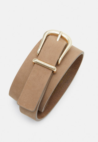 Tommy Hilfiger CASUAL Belt oat milk ПОВСЕДНЕВНЫЙ Ремень овсяное молоко