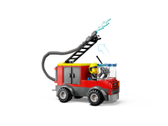 Lego Feuerwehrstation und Loschauto Пожарная часть и пожарная машина