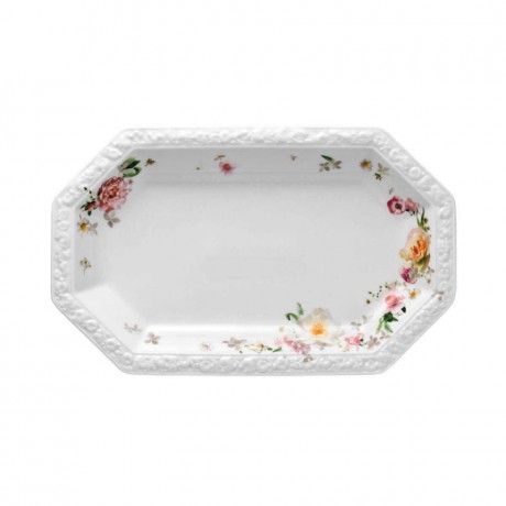 Rosenthal Rosenthal Maria Pink Rose Platte 33 cm Rosenthal Maria Блюдо с розовыми розами 33 см