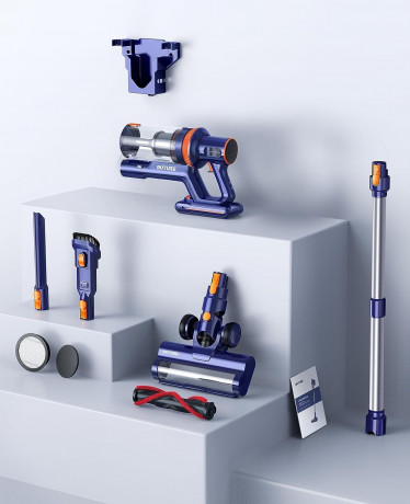 Buture Buture Akku-Hand-und Stielstaubsauger, Akku Staubsauger,33000Pa Ultraleiser Staubsauger Kabellos mit Touch Screen,Bis zu 50 Min.Laufzeit,1.5L  Беспроводной ручной и стержневой пылесос Buture, беспроводной пылесос, сверхтихий пылесос 33000 Па, беспр