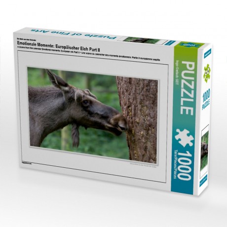 CALVENDO Puzzle CALVENDO Puzzle Emotionale Momente: Europaischer Elch Part II Пазл CALVENDO Puzzle Emotional Moments: European Moose Part II