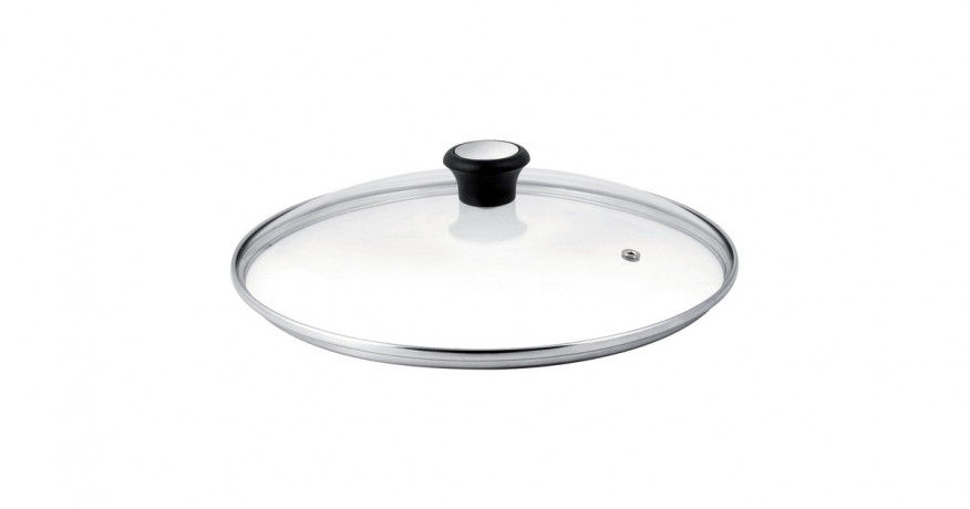 Tefal Tefal Pfannendeckel Jamie Oliver, O 32cm transparent/edelstahl  transparent/edelstahl Крышка для кастрюли Tefal Jamie Oliver, O 32см, прозрачная/нержавеющая сталь