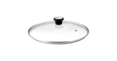 Tefal Tefal Pfannendeckel Jamie Oliver, O 32cm transparent/edelstahl  transparent/edelstahl Крышка для кастрюли Tefal Jamie Oliver, O 32см, прозрачная/нержавеющая сталь