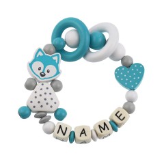 elefantasie Greifling Kleiner Fuchs personalisiert mit Namen Маленькая лисичка с цепляющей игрушкой