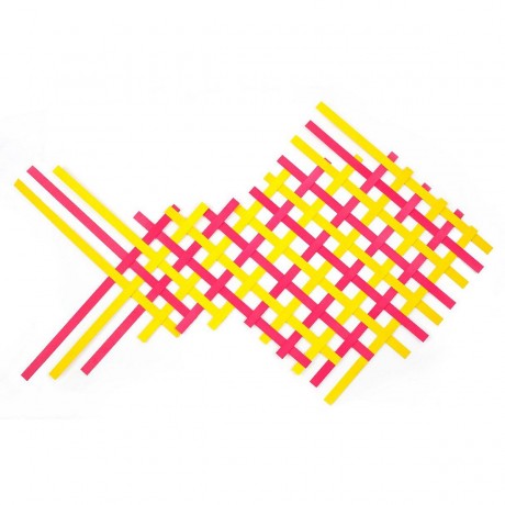 SINA®SPIELZEUG Holzspielzeug FlechtKunst 100cm Gelb 4 Stuck Деревянная игрушка плетеная арт 100см желтая 4 штуки