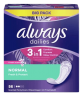 always Slipeinlage Fresh&Protect Normal mit Frischeduft BigPack 56 St, Прокладки Ежедневные Normal с ароматом свежести 56 штук, 1 упаковка (56 штук)
