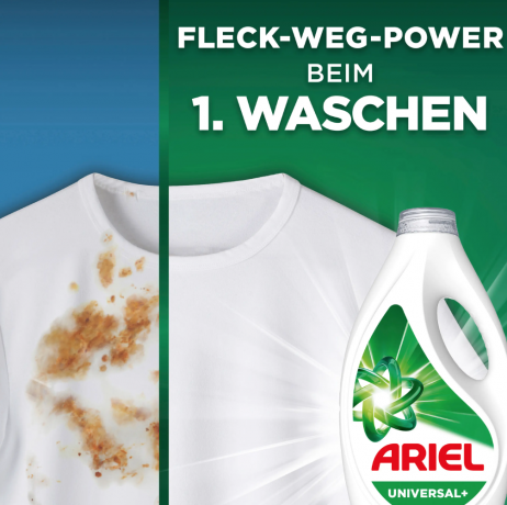 Ariel Vollwaschmittel Flüssig Universal 20WL, Гель для стирки универсальный, 20 загрузок (900мл)