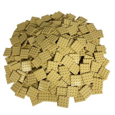 LEGO LEGO Beige 4x4 Platten - flache Platten - Tan Plate 3031 Stuckzahl 250x Тарелки LEGO Beige 4x4 - плоские тарелки - Tan Plate 3031 шт., номер 250x
