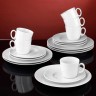 Seltmann Weiden Seltmann Weiden Paso Weiss Kaffeeservice rund 18-tlg. Кофейный сервиз Seltmann Weiden Paso Weiss из 18 предметов.