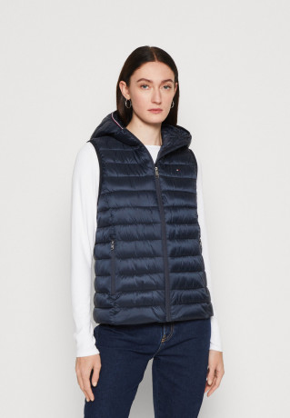 Tommy Hilfiger STRIPE VEST Waistcoat desert sky ПОЛОСОЧНЫЙ ЖИЛЕТ Жилет небо пустыни