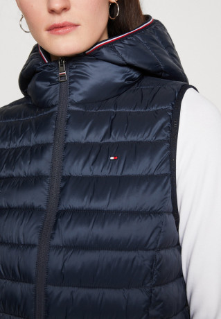 Tommy Hilfiger STRIPE VEST Waistcoat desert sky ПОЛОСОЧНЫЙ ЖИЛЕТ Жилет небо пустыни