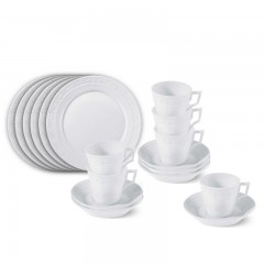 KPM Berlin KPM Kurland Weiss Fruhstucks-Set 18-tlg. КПМ Курланд Вайс Набор для завтрака 18 предм.