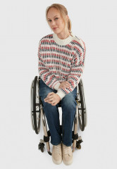 Tommy Hilfiger ADAPTIVE SIGNATURE  Jumper snow white multi АДАПТИВНАЯ ПОДПИСЬ Перемычки белоснежка мульти
