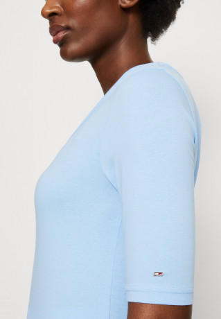 Tommy Hilfiger SLIM MODERN SCOOP Basic T-shirt vessel blue SLIM MODERN SCOOP Базовая футболка сосуд синий