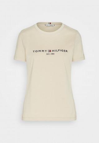 Tommy Hilfiger REGULAR TEE  Print T-shirt light sandalwood REGULAR TEE Футболка с принтом светлое сандаловое дерево