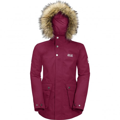 Jack Wolfskin Parka ELK ISLAND fur Madchen Парка ELK ISLAND для девочек