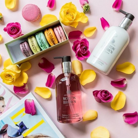 Molton Brown Delicious Rhubarb & Rose Liquid Hand Lotion Восхитительный жидкий лосьон для рук с ревенем и розой