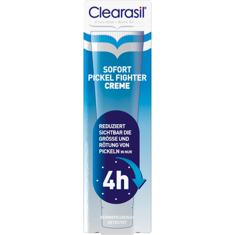 Clearasil Anti-Pickel Creme Sofort Pickel Fighter Creme, Клерасил Крем-гель для лица от прыщей, 15 мл