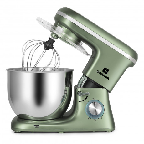 PRANITE PRANITE Multikocher Hochleistungs-Kuchenmaschine 400W mit grossem 7L Edelstahlschussel, Kuchenmixer, Teigmaschine zum Ruhren, Kneten und Aufschlagen Высокопроизводительная мультиварка PRANITE мощностью 400 Вт с большой миской из нержавеющей стали