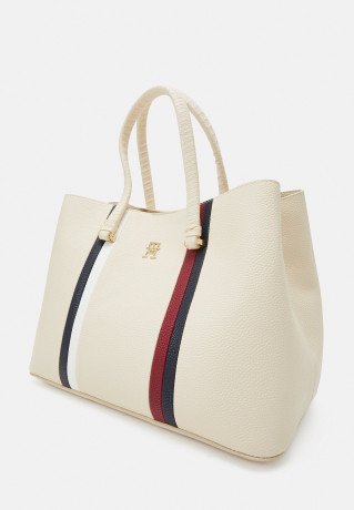 Tommy Hilfiger EMBLEM SATCHEL Handbag sugarcane СУМКА С ЭМБЛЕМОЙ Сумочка сахарный тростник