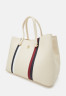 Tommy Hilfiger EMBLEM SATCHEL Handbag sugarcane СУМКА С ЭМБЛЕМОЙ Сумочка сахарный тростник