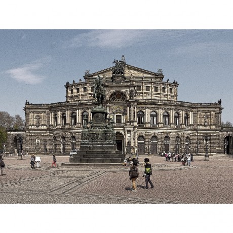 CALVENDO Puzzle CALVENDO Puzzle Theaterplatz und Semperoper Пазл CALVENDO Puzzle Theaterplatz и Semperoper