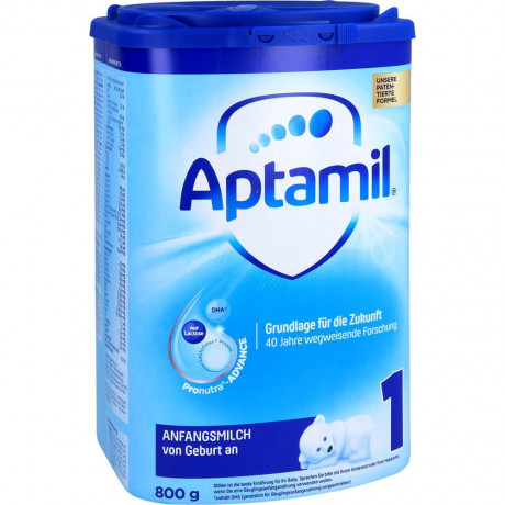 Aptamil Anfangsmilch 1 Pronutra von Geburt an  800 g Начальное молоко 1 Пронутра с рождения