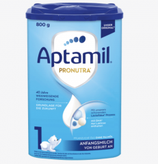 Aptamil Anfangsmilch 1 Pronutra von Geburt an  800 g Начальное молоко 1 Пронутра с рождения