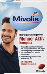 Mivolis Manner Aktiv Komplex-Kapseln Комплексные витамины для мужчин, 30 шт.