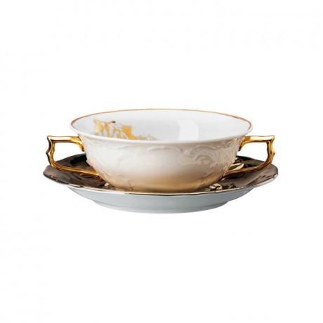 Rosenthal Rosenthal Heritage Midas Suppentasse 0,31 L mit Untertasse 2-tlg. Чашка для супа Rosenthal Heritage Midas 0,31 л с блюдцем 2 шт.
