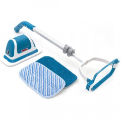 LIVINGTON LIVINGTON Akku-Wischmopp MultiScrubber Akku-Schrubber weiss/blau  ЛИВИНГТОН аккумуляторная швабра MultiScrubber аккумуляторная поломоечная машина белый/синий