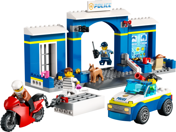 Lego Ausbruch aus der Polizeistation Побег из полицейского участка