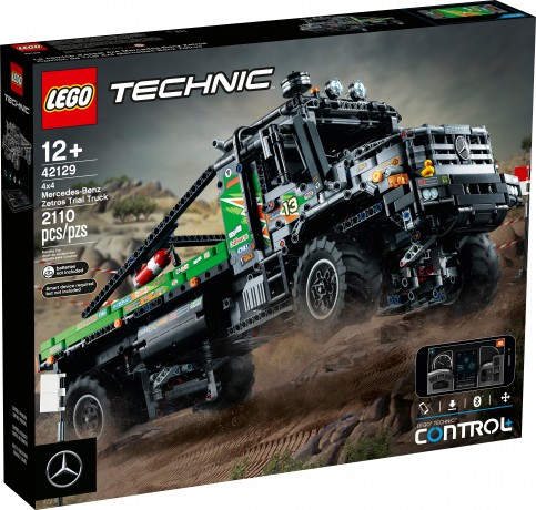 Lego 4x4 Mercedes-Benz Zetros Offroad-Truck Грузовик повышенной проходимости Mercedes-Benz Zetros 4x4