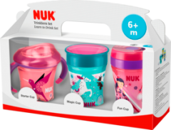 Nuk набор для обучения пить Girl, 1 шт