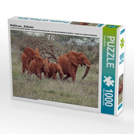CALVENDO Puzzle CALVENDO Puzzle Wildlife pur....Elefanten Пазл CALVENDO Puzzle Чистая дикая природа....слоны