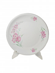 Zeh Scherzer Bavaria Винтажная тарелка "Красные лилии", 26см, Германия, 1960-1970гг.