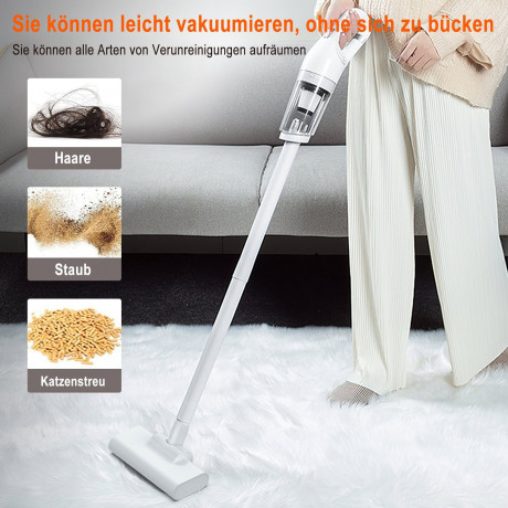 OKWISH OKWISH Akku-Handstaubsauger Handstaubsauger Autostaubsauger Staubsauger Bodenstaubsauger Kabellos, 120,00 W, Beutellos, 4 in 1 Multifunktion 11000Pa Mit 2000mA-Akku Wohnungen Auto  Беспроводной ручной пылесос OKWISH, ручной пылесос, автомобильный п