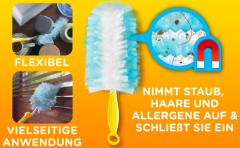 Swiffer STAUBmagnet Starterset (1+3) Свиффер Магнитная щетка для удаления пыли Стартовый комплект: 1 магнитная щетка  + 3 сменные салфетки-насадки