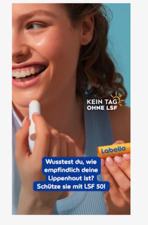 Labello Lippenpflegestift sun protect LSF 50+, Бальзам для губ в стике с солнцезащитным эффектом SPF 50+, 4,8 г