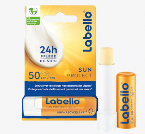 Labello Lippenpflegestift sun protect LSF 50+, Бальзам для губ в стике с солнцезащитным эффектом SPF 50+, 4,8 г