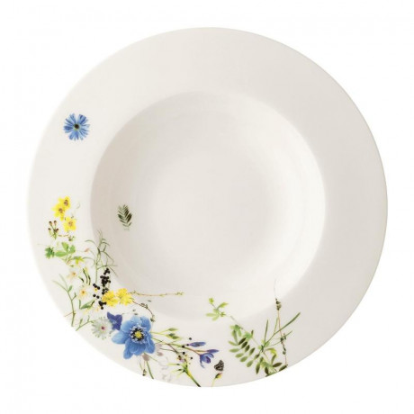 Rosenthal Rosenthal Brillance Fleurs des Alpes Suppenteller Fahne 23 cm Rosenthal Brillance Fleurs des Alpes бортик для суповой тарелки 23 см
