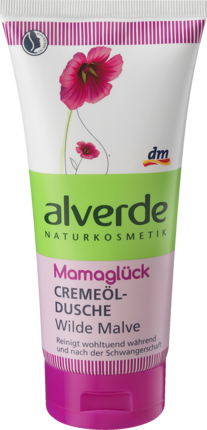 alverde NATURKOSMETIK Мамино счастье Крем-масло для душа, 200 мл