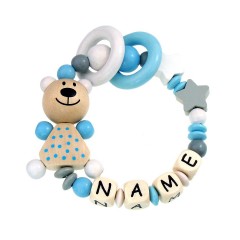 elefantasie Greifling Teddybar Sterne personalisiert mit Namen Игрушечный плюшевый батончик с цепляющими звездами
